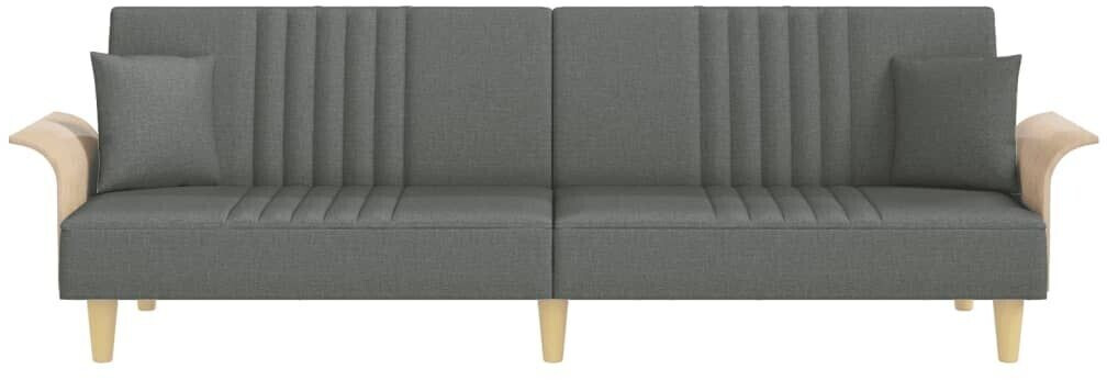 vidaXL Sofa bed with armrests 224x89x70 cm dark grey (351888)