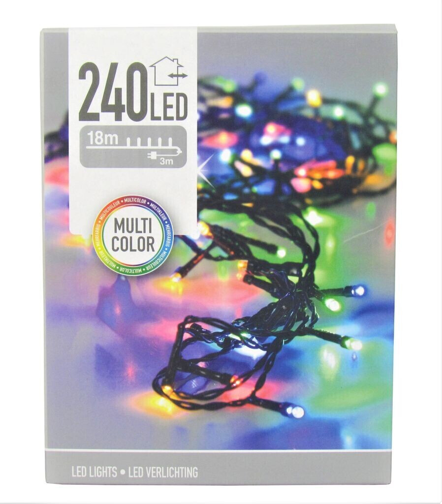 Multistore 2002 LED-Lichterkette 240 LEDs 18m bunt (AX8402040) ab 11,29 €