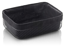 WAS Germany Basket, 27 x 20 x 8.5 cm, black powder-coated, metal (1409027)