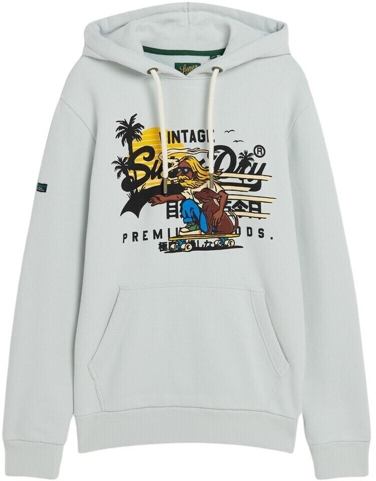 Superdry La Vl Graphic Hoodie (M2013575A) blue
