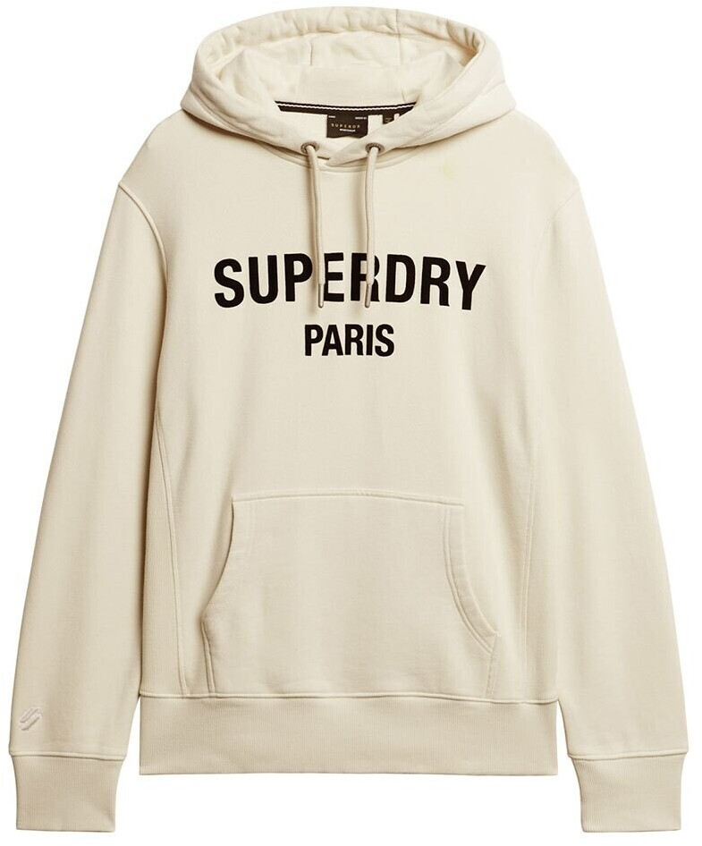 Superdry Luxury Sport Loose Hoodie (M2013087B) beige/white