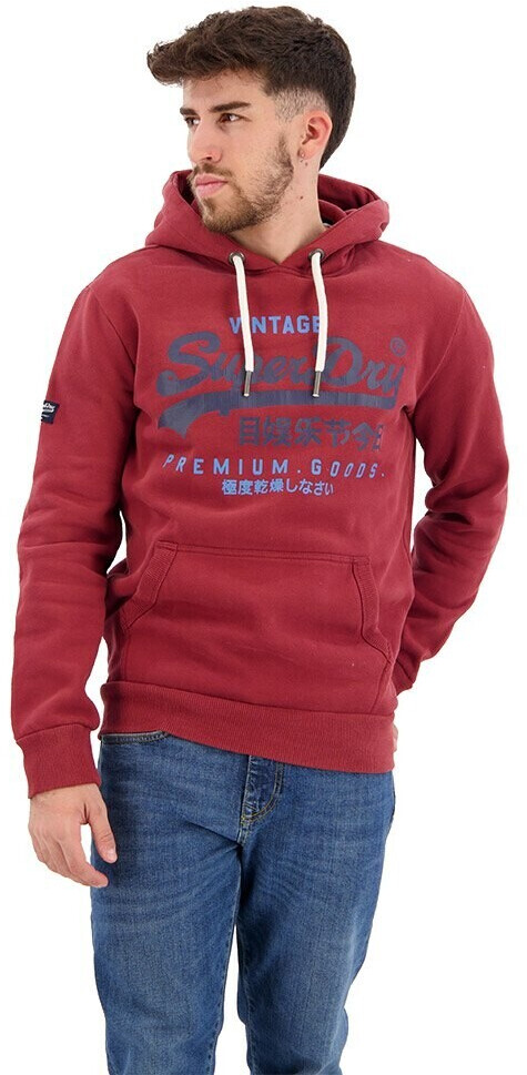 Superdry Classic Vintage Logo Heritage Hoodie (M2013126A) red