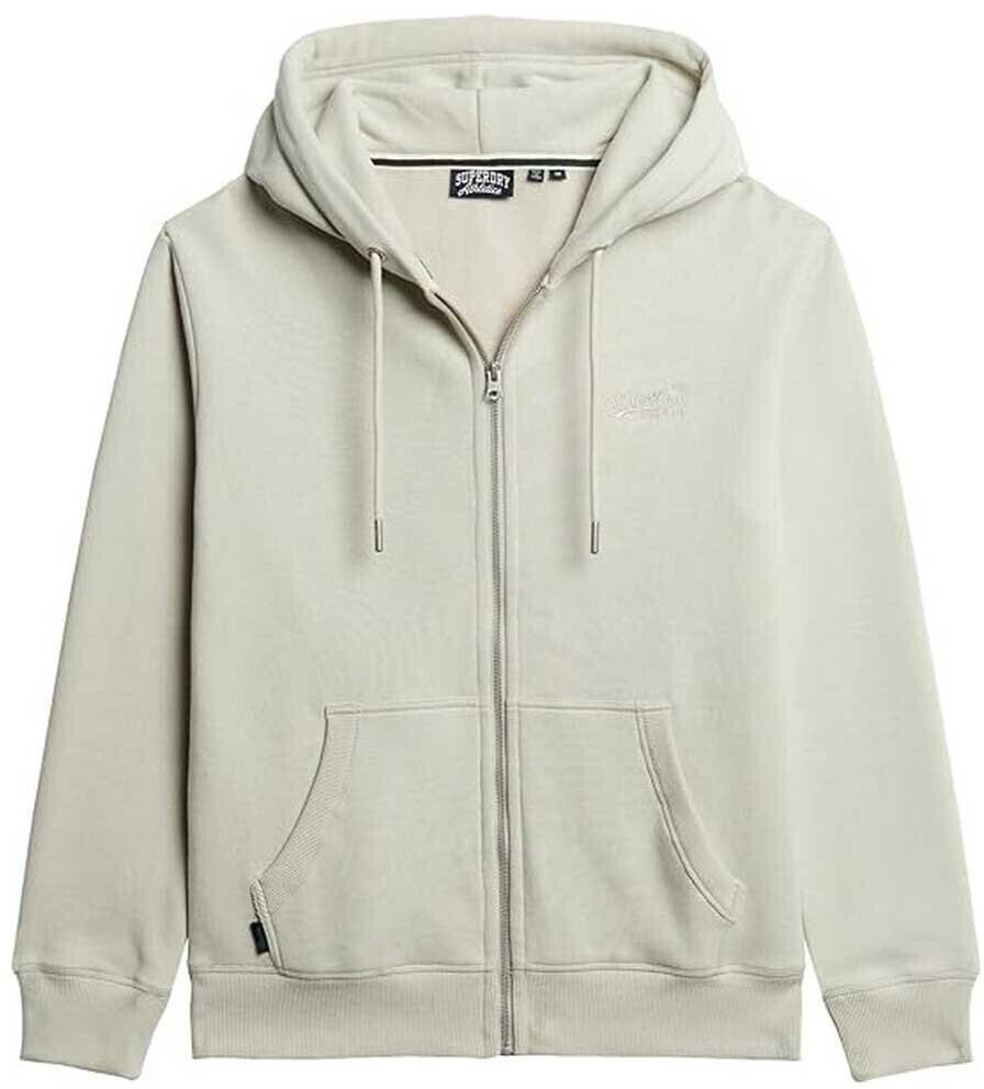 Superdry Essential Logo Full Zip Sweatshirt (M2013116A) beige/white