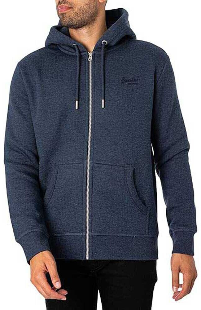 Superdry € (M2013116A) | Zip Preisvergleich Sweatshirt vintage marl 44,99 bei navy Essential ab Full Logo