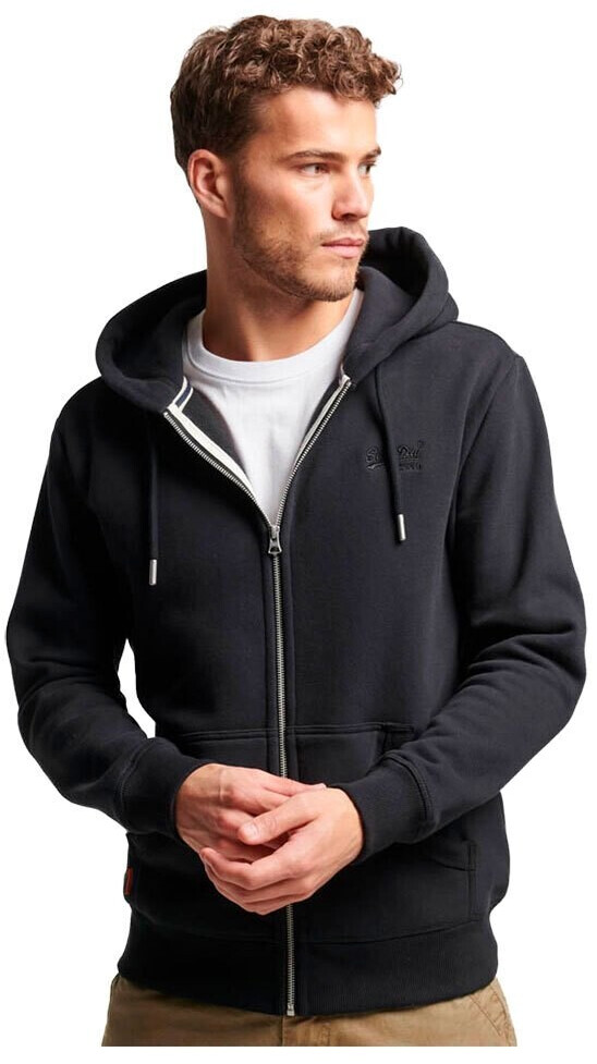 Superdry Essential Logo Full Zip Sweatshirt (M2013116A) black