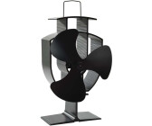 Ecofan UltrAir, ventilateur de poêle à bois de style classique, alimenté  par la chaleur, 212 m3/h, lame en noire de 20,07 cm (7.9 po) : :  Cuisine et Maison