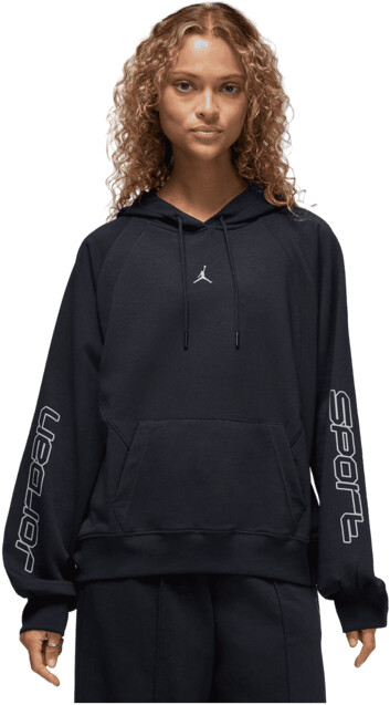 Nike Jordan Sport Women's Graphic Fleece Hoodie (FD7373) black/stealth
