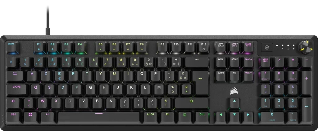 Corsair K70 CORE RGB noir (FR)