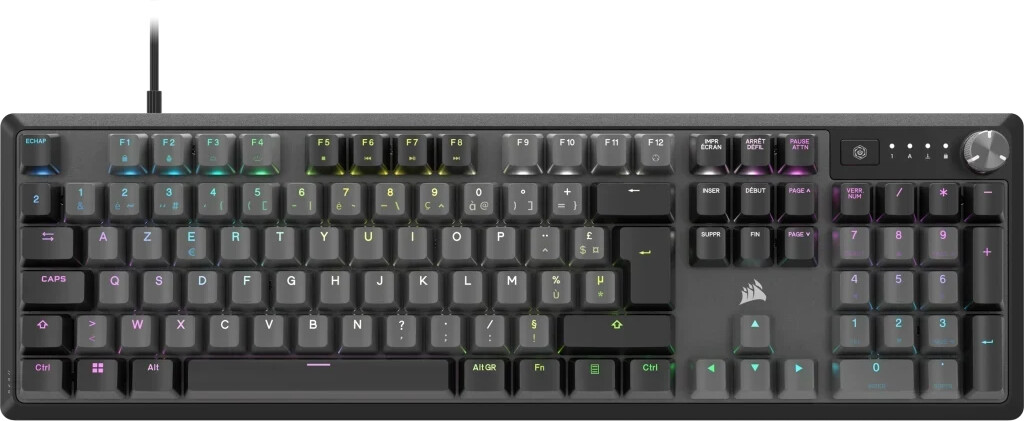 Corsair K70 CORE RGB gris (FR)