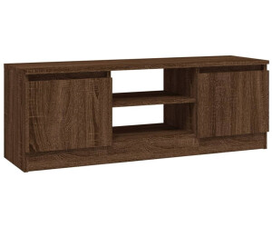 Buy vidaXL TV Cabinet with Door Brown Oak 102x30x36 cm 823357