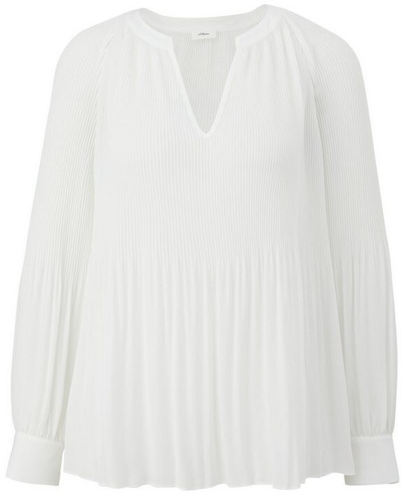 Bluse plisse clearance