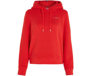 Red tommy hilfiger hoodie cheap women's
