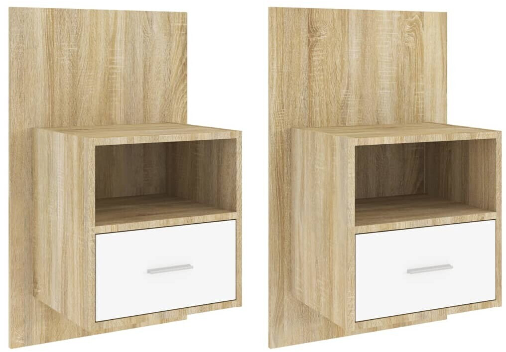 vidaXL 811018 White/Sonoma Oak