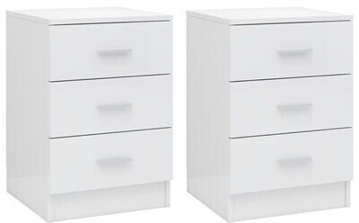 vidaXL 800463 Shining White (2 pcs.)