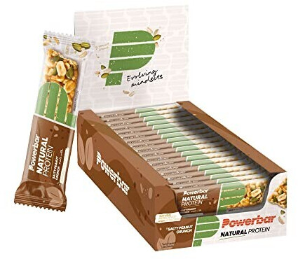 Photos - Other Sports Nutrition PowerBar PowerBar Natural Protein Bar 18 x 40g Salty Peanut Crunch