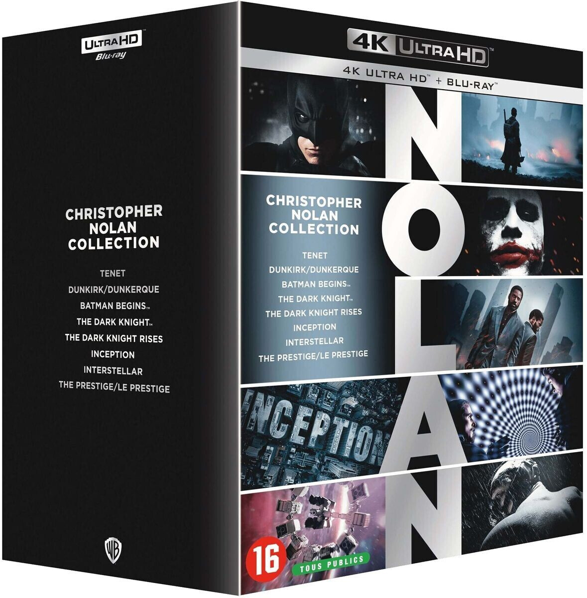Christopher Nolan Collection 8 films (4K Ultra HD) [Blu-ray] au meilleur  prix sur