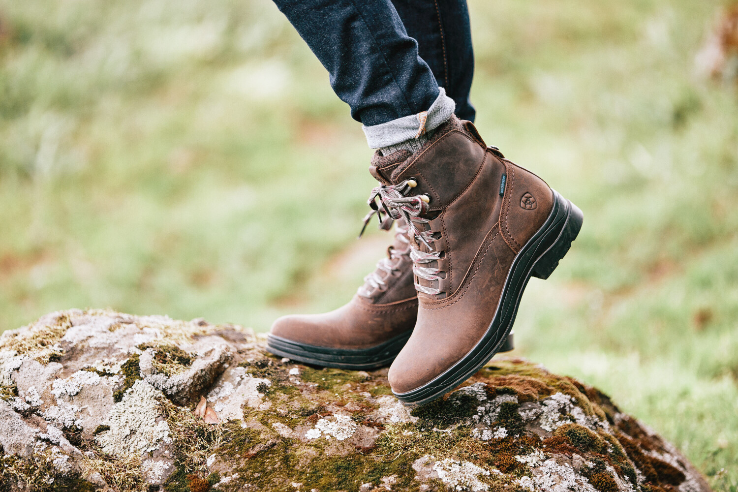 Ariat chocolate boots top