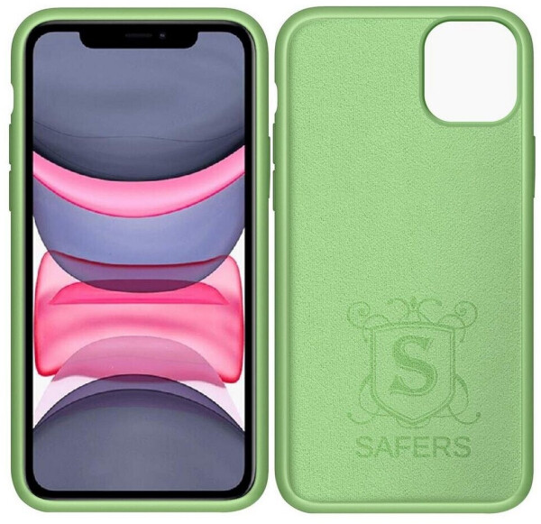 Coolgadget Handyhülle Silikon Colour Series Slim Case für Apple iPhone 11 6,1 Zoll, Hülle weich Handy Cover für iPhone 11 Schutzhülle, Grün, Bild 3