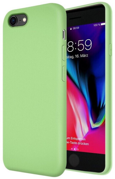 Coolgadget Handyhülle Silikon Colour Series Slim Case für Apple iPhone SE 2. Gen, SE 3. Gen. 4,7 Zoll, Hülle weich Handy Cover für iPhone 7 / 8 / SE 2020 / 2022 Schutzhülle, Grün, Bild 2