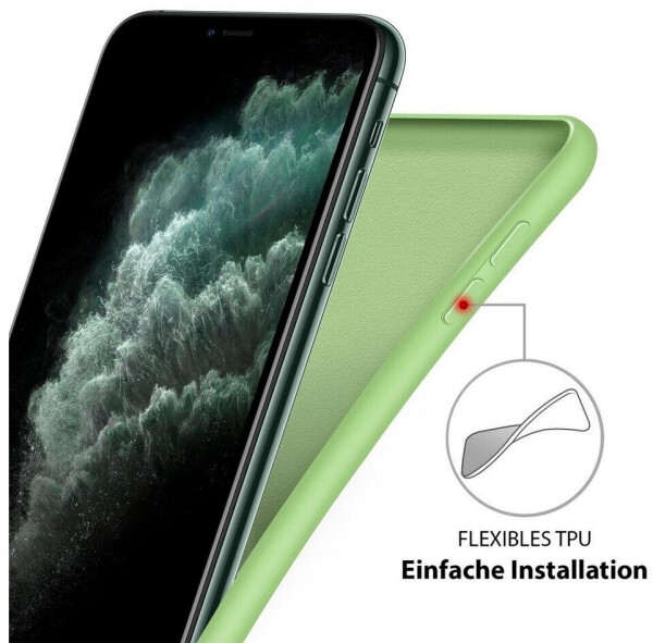 Coolgadget Handyhülle Silikon Colour Series Slim Case für Apple iPhone SE 2. Gen, SE 3. Gen. 4,7 Zoll, Hülle weich Handy Cover für iPhone 7 / 8 / SE 2020 / 2022 Schutzhülle, Grün, Bild 4