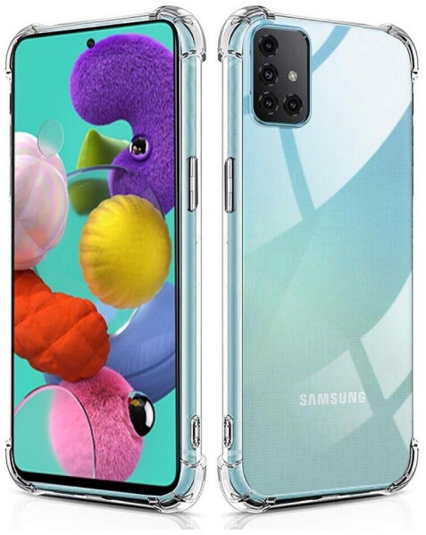 Coolgadget Handyhülle Anti Shock Rugged Case für Samsung Galaxy A71 6,7 Zoll, Slim Cover Kantenschutz Schutzhülle für Samsung A71 Hülle Transparent, Bild 2