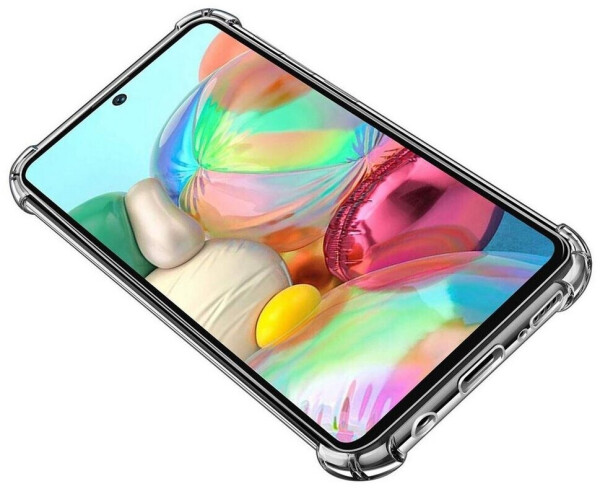 Coolgadget Handyhülle Anti Shock Rugged Case für Samsung Galaxy A71 6,7 Zoll, Slim Cover Kantenschutz Schutzhülle für Samsung A71 Hülle Transparent, Bild 3