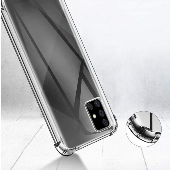 Coolgadget Handyhülle Anti Shock Rugged Case für Samsung Galaxy A71 6,7 Zoll, Slim Cover Kantenschutz Schutzhülle für Samsung A71 Hülle Transparent, Bild 5
