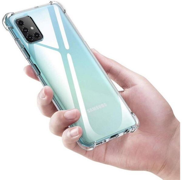 Coolgadget Handyhülle Anti Shock Rugged Case für Samsung Galaxy A71 6,7 Zoll, Slim Cover Kantenschutz Schutzhülle für Samsung A71 Hülle Transparent, Bild 6