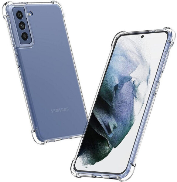 Coolgadget Handyhülle Anti Shock Rugged Case für Samsung Galaxy S22 6,1 Zoll, Slim Cover Kantenschutz Schutzhülle für Samsung S22 Hülle Transparent, Bild 4