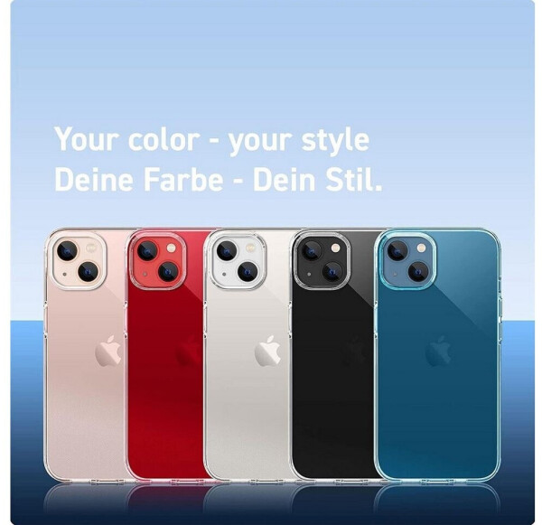 Coolgadget Handyhülle Transparent Ultra Slim Case für Apple iPhone 13 6,1 Zoll, Silikon Hülle Dünne Schutzhülle für iPhone 13 Hülle, Bild 7