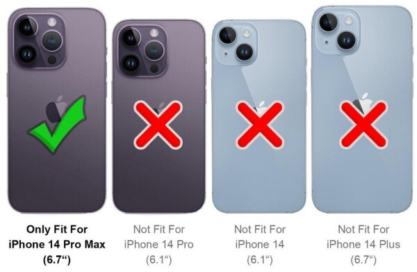 Coolgadget Handyhülle Transparent Ultra Slim Case für Apple iPhone 14 Pro Max 6,7 Zoll, Silikon Hülle Dünne Schutzhülle für iPhone 14 Pro Max Hülle, Bild 3
