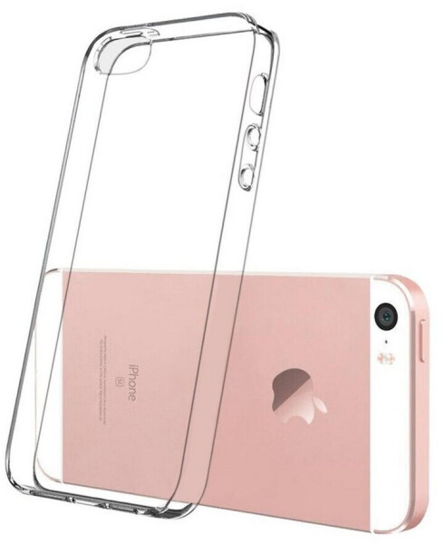 Coolgadget Handyhülle Transparent Ultra Slim Case für Apple iPhone 5/5S/SE 4 Zoll, Silikon Hülle Dünne Schutzhülle für iPhone SE 1 Hülle, iPhone 5 / 5S, Bild 2