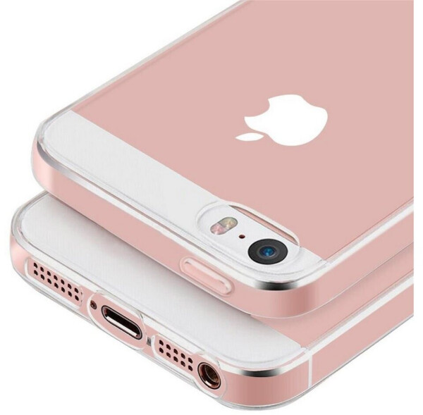Coolgadget Handyhülle Transparent Ultra Slim Case für Apple iPhone 5/5S/SE 4 Zoll, Silikon Hülle Dünne Schutzhülle für iPhone SE 1 Hülle, iPhone 5 / 5S, Bild 3