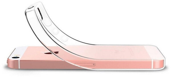 Coolgadget Handyhülle Transparent Ultra Slim Case für Apple iPhone 5/5S/SE 4 Zoll, Silikon Hülle Dünne Schutzhülle für iPhone SE 1 Hülle, iPhone 5 / 5S, Bild 6