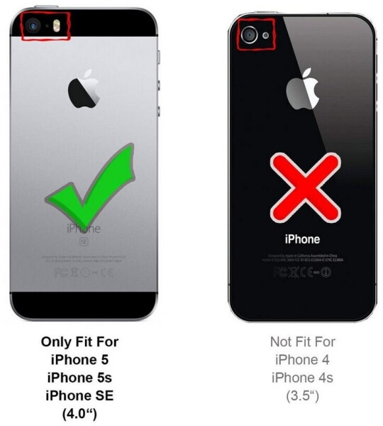 Coolgadget Handyhülle Transparent Ultra Slim Case für Apple iPhone 5/5S/SE 4 Zoll, Silikon Hülle Dünne Schutzhülle für iPhone SE 1 Hülle, iPhone 5 / 5S, Bild 7