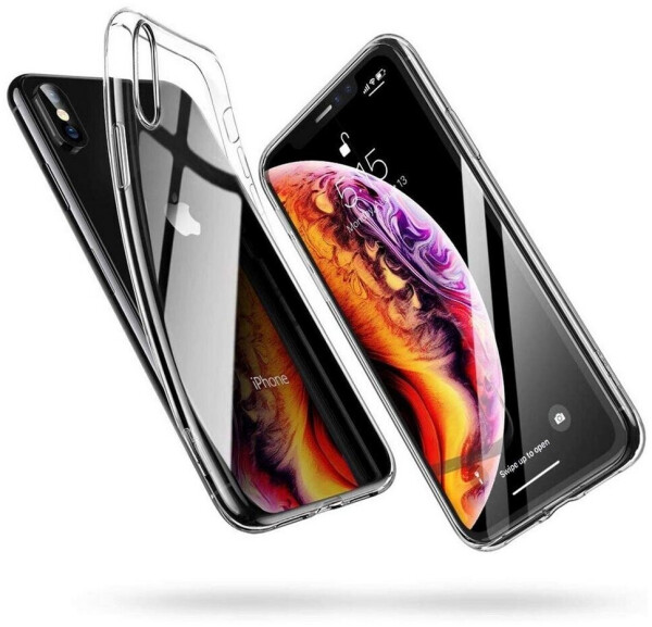 Coolgadget Handyhülle Transparent Ultra Slim Case für Apple iPhone X/XS 5,8 Zoll, Silikon Hülle Dünne Schutzhülle für iPhone X, iPhone XS Hülle