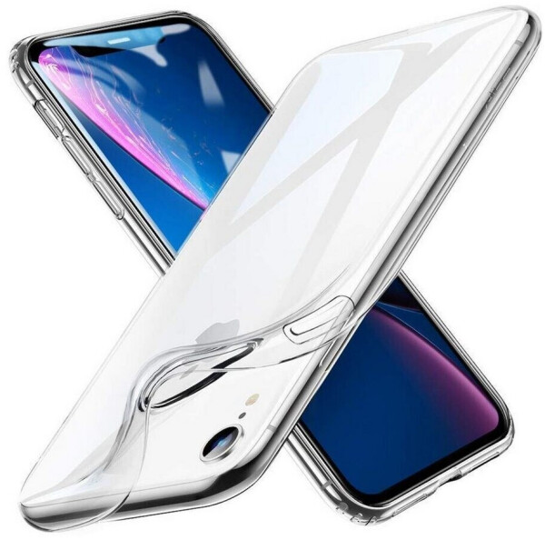 Coolgadget Handyhülle Transparent Ultra Slim Case für Apple iPhone XR 6,1 Zoll, Silikon Hülle Dünne Schutzhülle für iPhone XR Hülle