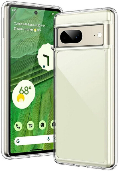 Coolgadget Handyhülle Transparent Ultra Slim Case für Google Pixel 7 6,3 Zoll, Silikon Hülle Dünne Schutzhülle für Pixel 7 Hülle