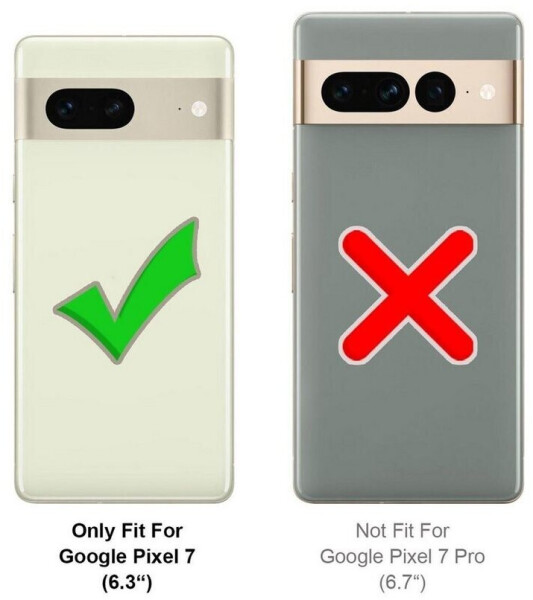Coolgadget Handyhülle Transparent Ultra Slim Case für Google Pixel 7 6,3 Zoll, Silikon Hülle Dünne Schutzhülle für Pixel 7 Hülle, Bild 3