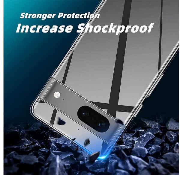 Coolgadget Handyhülle Transparent Ultra Slim Case für Google Pixel 7 6,3 Zoll, Silikon Hülle Dünne Schutzhülle für Pixel 7 Hülle, Bild 4