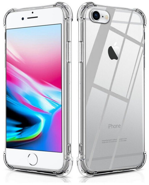 Coolgadget Handyhülle Anti Shock Rugged Case für Apple iPhone SE 2020 2022, iPhone 7 / 8 4,7 Zoll, Slim Cover Kantenschutz Schutzhülle für iPhone 7 / 8 / SE 2020 2022, Bild 2