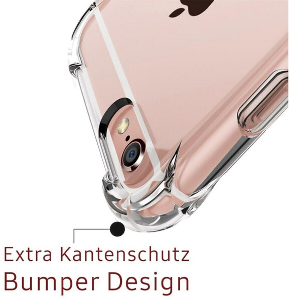 Coolgadget Handyhülle Anti Shock Rugged Case für Apple iPhone SE 2020 2022, iPhone 7 / 8 4,7 Zoll, Slim Cover Kantenschutz Schutzhülle für iPhone 7 / 8 / SE 2020 2022, Bild 3
