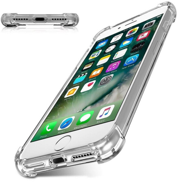 Coolgadget Handyhülle Anti Shock Rugged Case für Apple iPhone SE 2020 2022, iPhone 7 / 8 4,7 Zoll, Slim Cover Kantenschutz Schutzhülle für iPhone 7 / 8 / SE 2020 2022, Bild 6