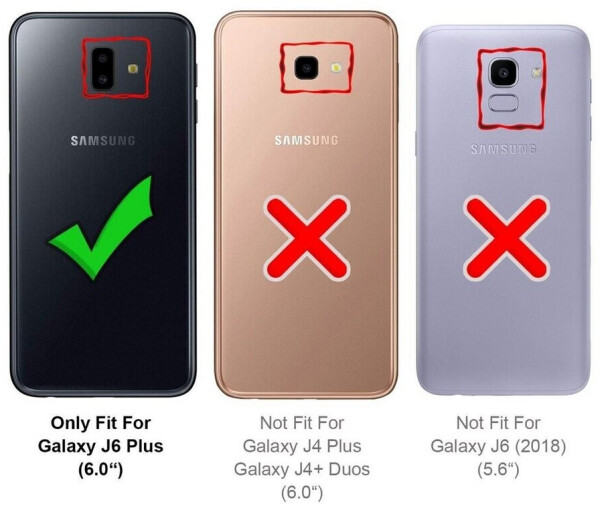 Coolgadget Handyhülle Anti Shock Rugged Case für Samsung Galaxy J6 Plus 6 Zoll, Slim Cover mit Kantenschutz Schutzhülle für Samsung J6 Plus Hülle, Bild 7
