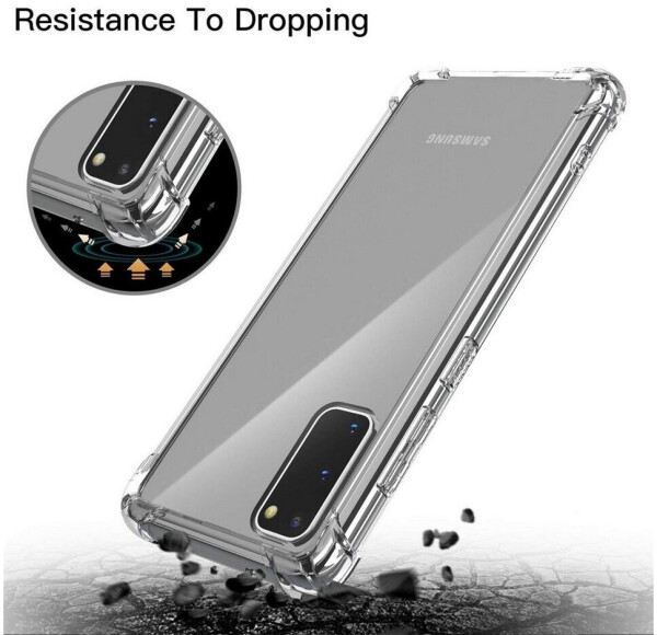 Coolgadget Handyhülle Anti Shock Rugged Case für Samsung Galaxy S20 6,2 Zoll, Slim Cover mit Kantenschutz Schutzhülle für Samsung S20 5G Hülle, Bild 5