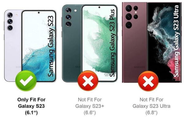 Coolgadget Handyhülle Anti Shock Rugged Case für Samsung Galaxy S23 6,1 Zoll, Slim Cover mit Kantenschutz Schutzhülle für Samsung S23 5G Hülle, Bild 3