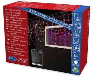Konstsmide LED-Eisregen Lichtervorhang 200 bunte Dioden (92529) ab 29,75 €  | Preisvergleich bei