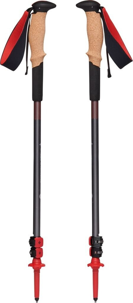Black Diamond Pursuit Shock Trekking Poles Steel Grey-Octane (S/M)