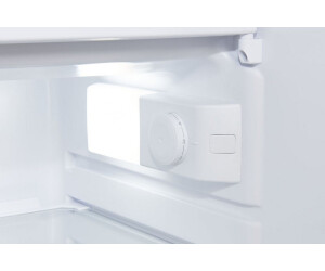 exquisit Kühlschrank freistehend mit Gefrierfach weiß 120L EEK D
