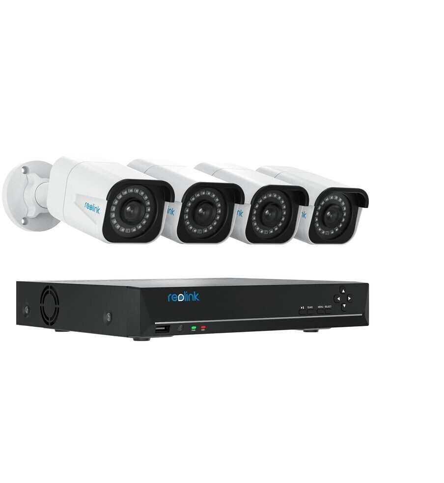 reolink RLC-810A 4K POE (8 Caméras + disque dur 2 To)